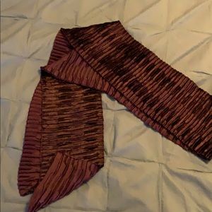 ❤️Beautiful Crinkle Texture Velour/Satiny Scarf